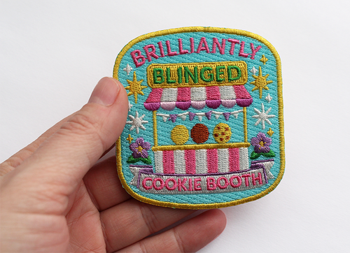 Brilliantly Blinged Cookie Booth Patch