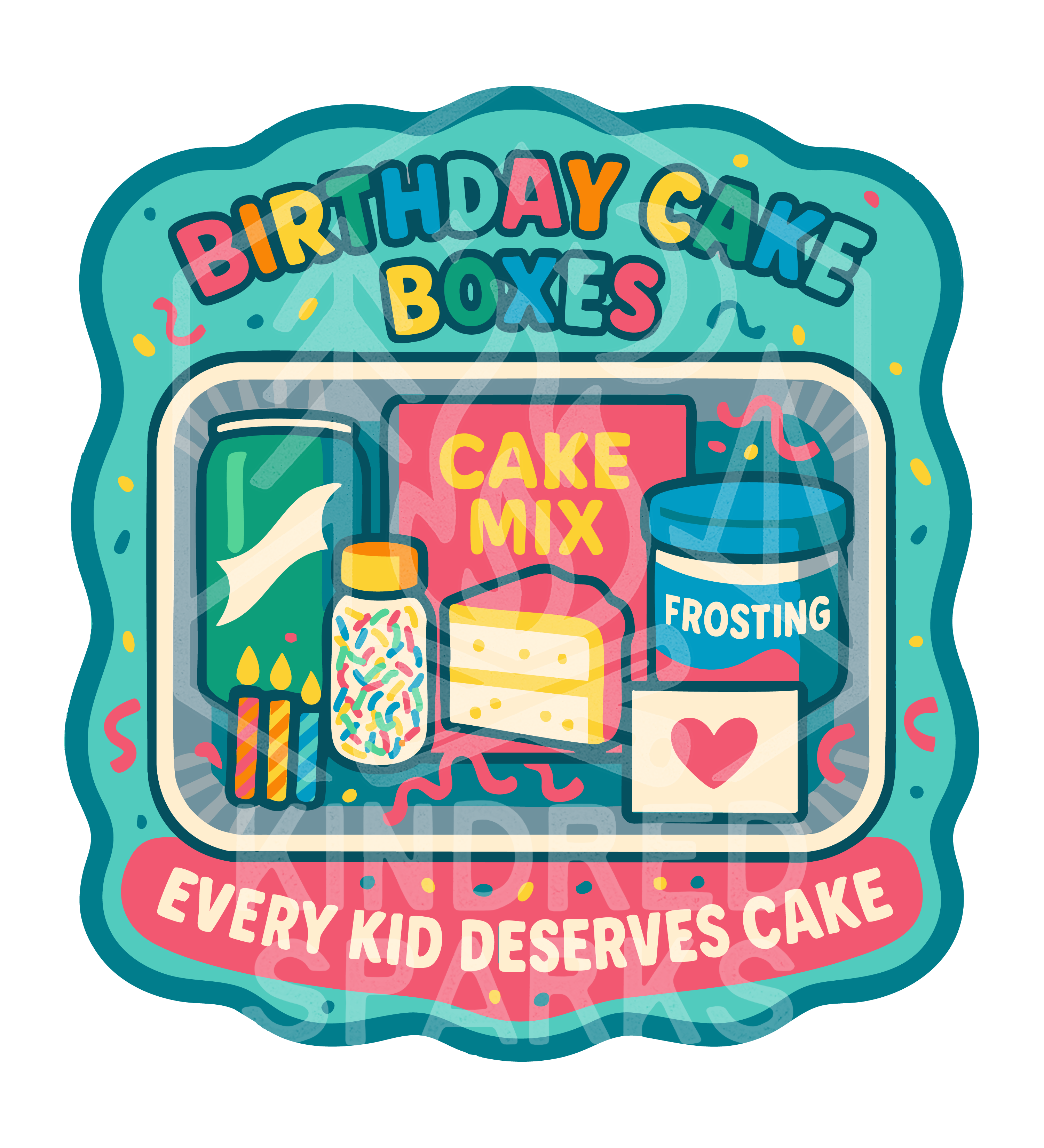 Birthday Cake Boxes Patch