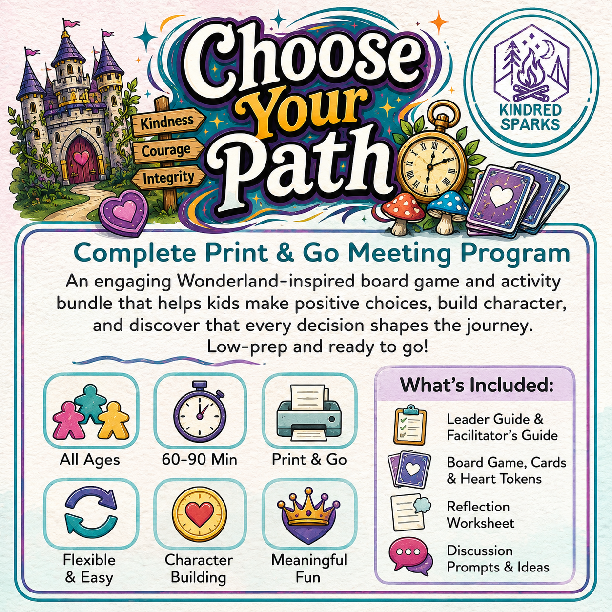 Choose Your Path – Meet in a Box Activity Bundle (Digital Download)