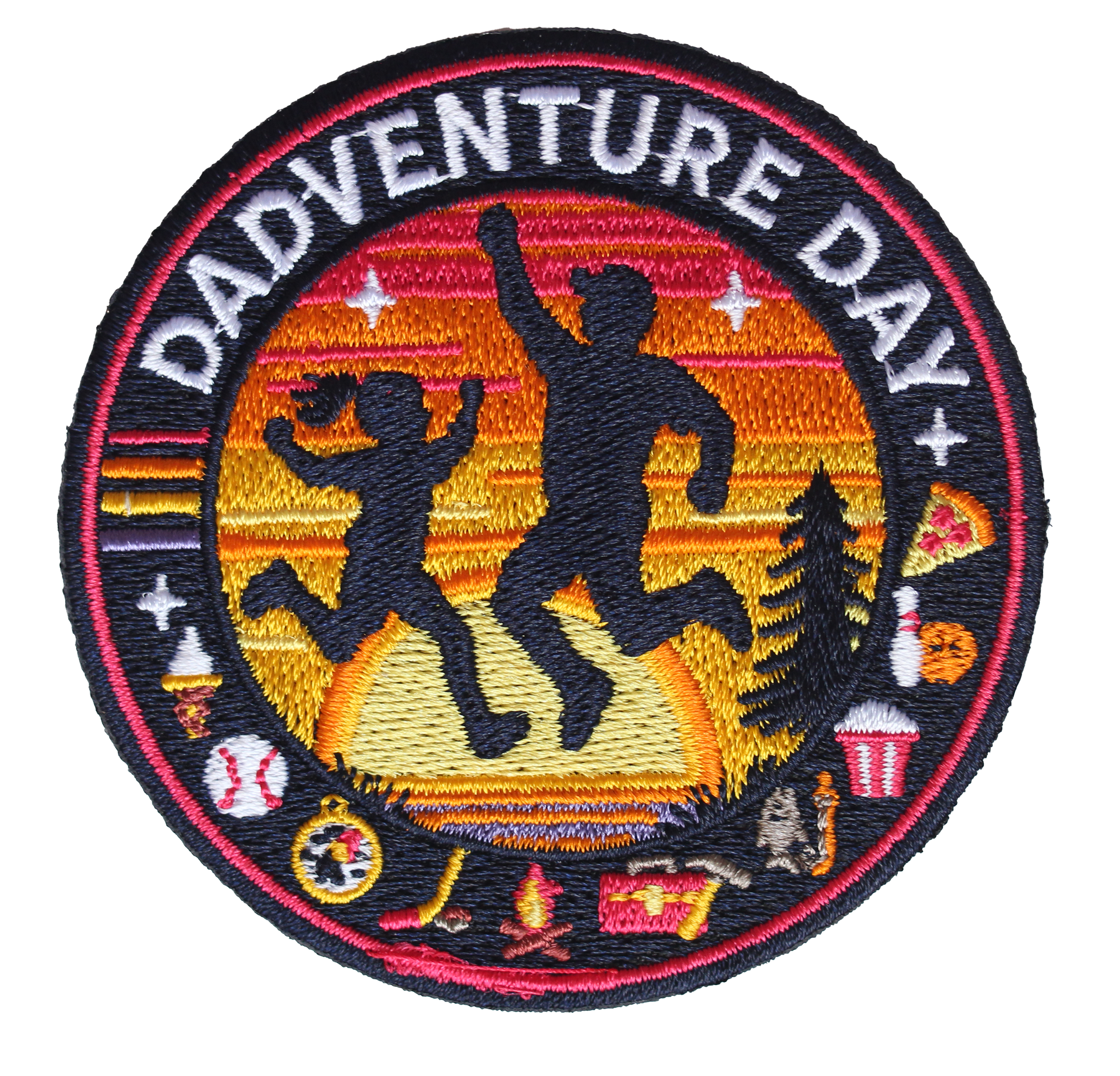 Dadventure Day (Girl Silhouette) Patch