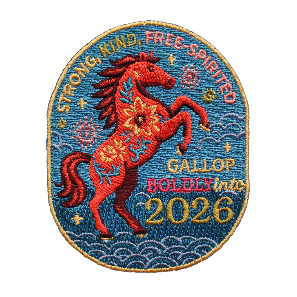 Gallop Boldly into 2026 New Year Patch