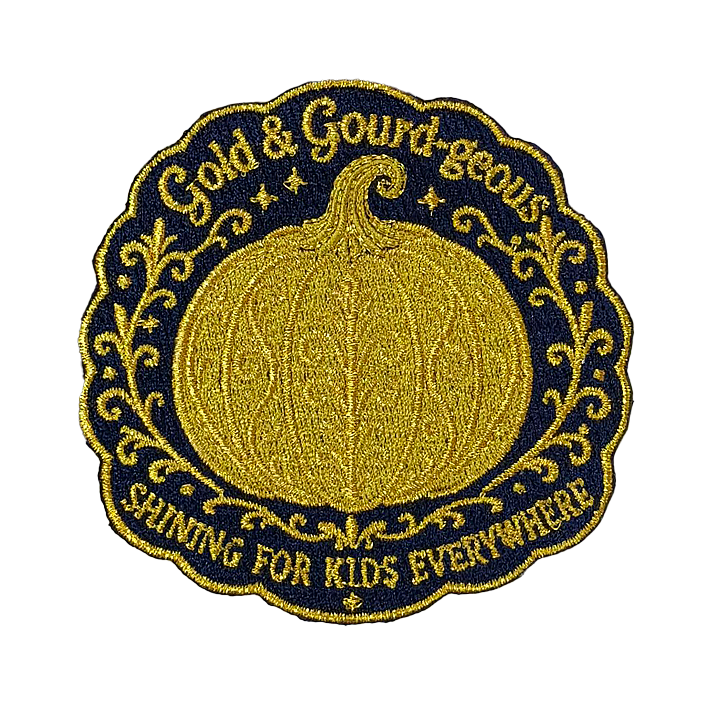 PREORDER Gold & Gourd-geous: Shining for Kids Everywhere Pediatric Cancer Awareness Patch