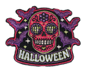 Sugar Skull Halloween Patch