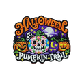 PREORDER Halloween Pumpkin Trail Embroidered Patch
