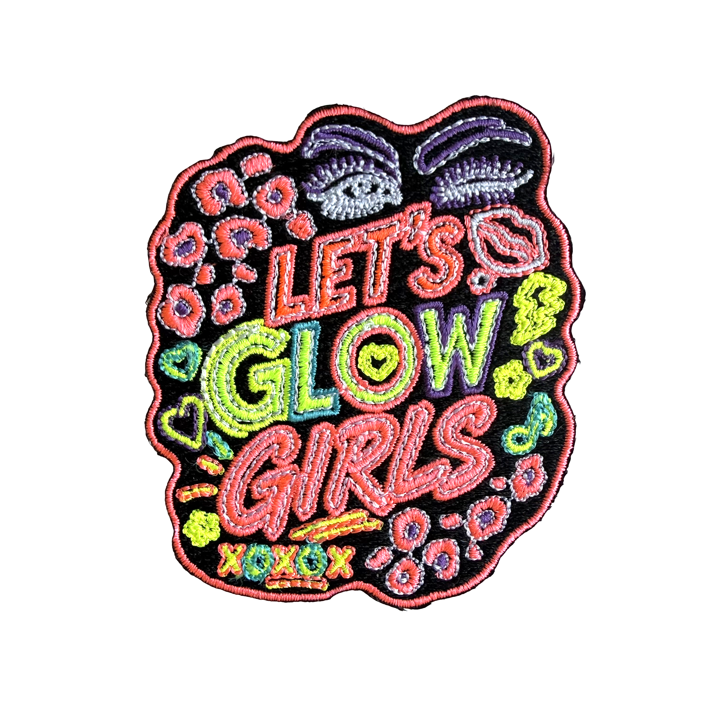 Let's Glow Girls Patch