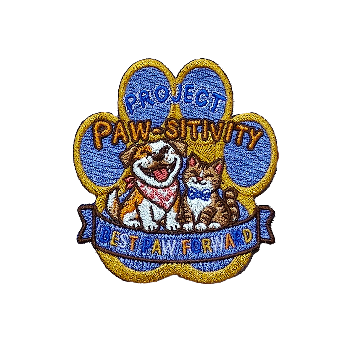 PREORDER Project Paw-sitivity: Best Paw Forward Embroidered Patch