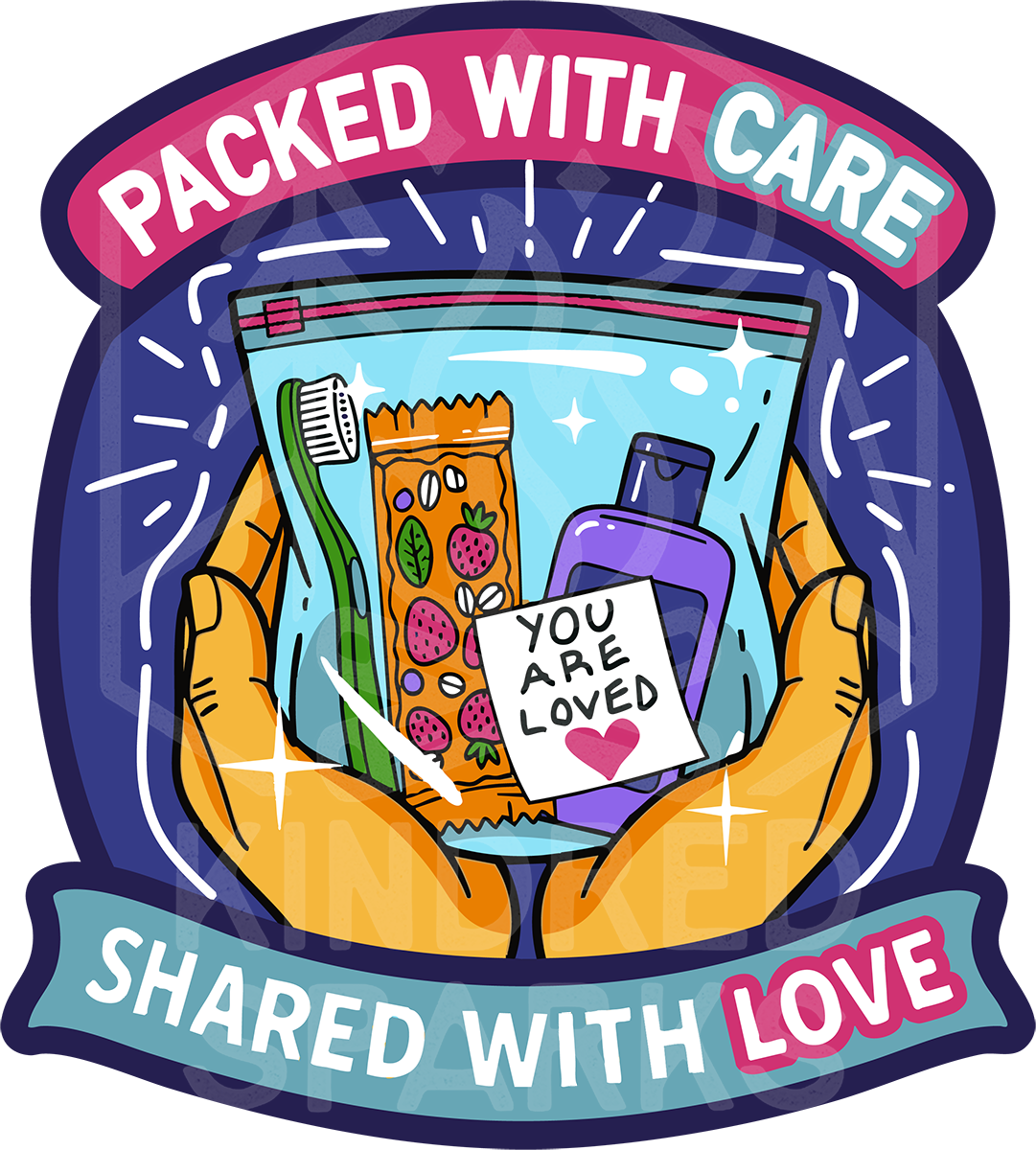 Packed with Care, Shared with Love Patch