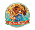 She Can. She Will Patch