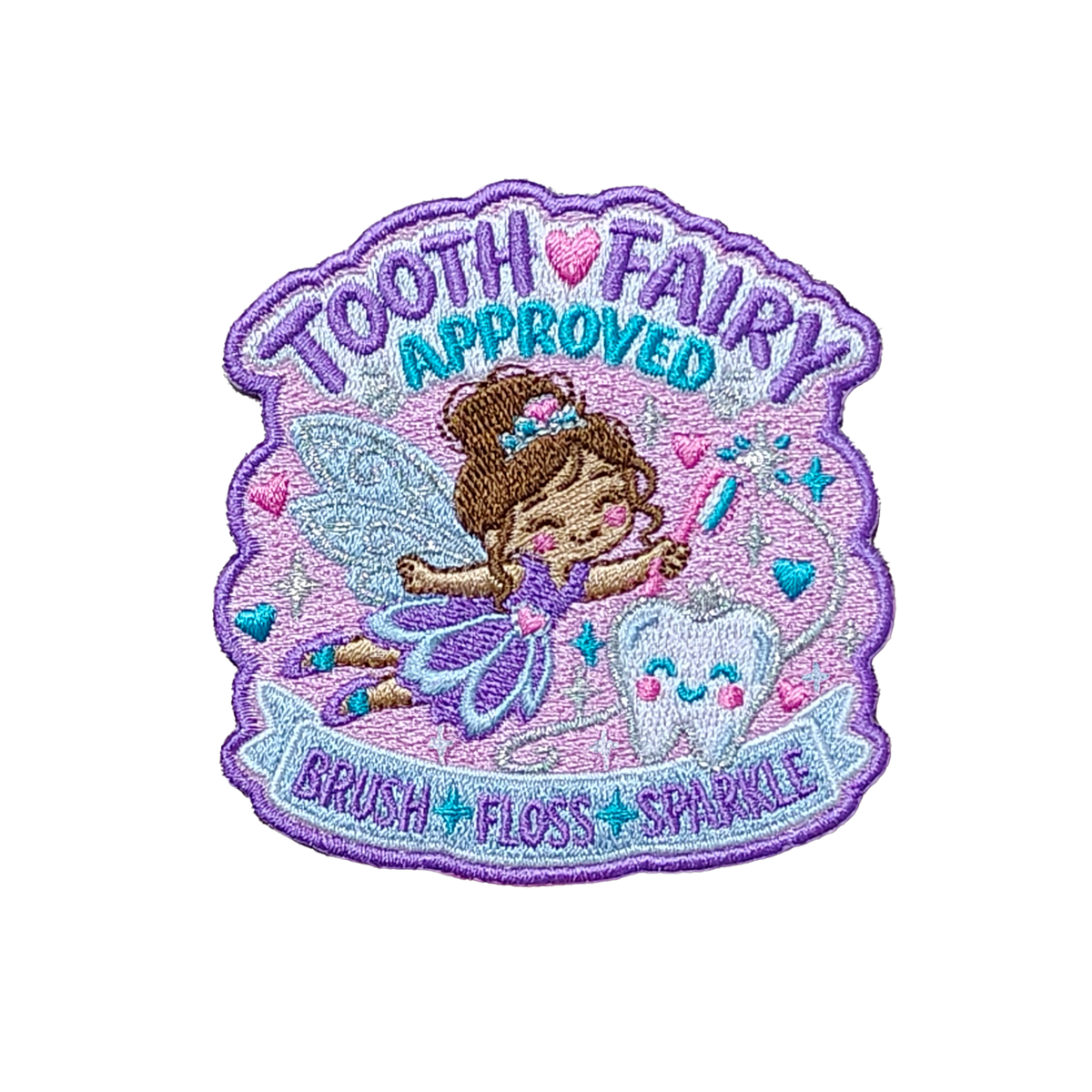 PREORDER Tooth Fairy Approved: Brush • Floss • Sparkle Dental Hygiene Patch
