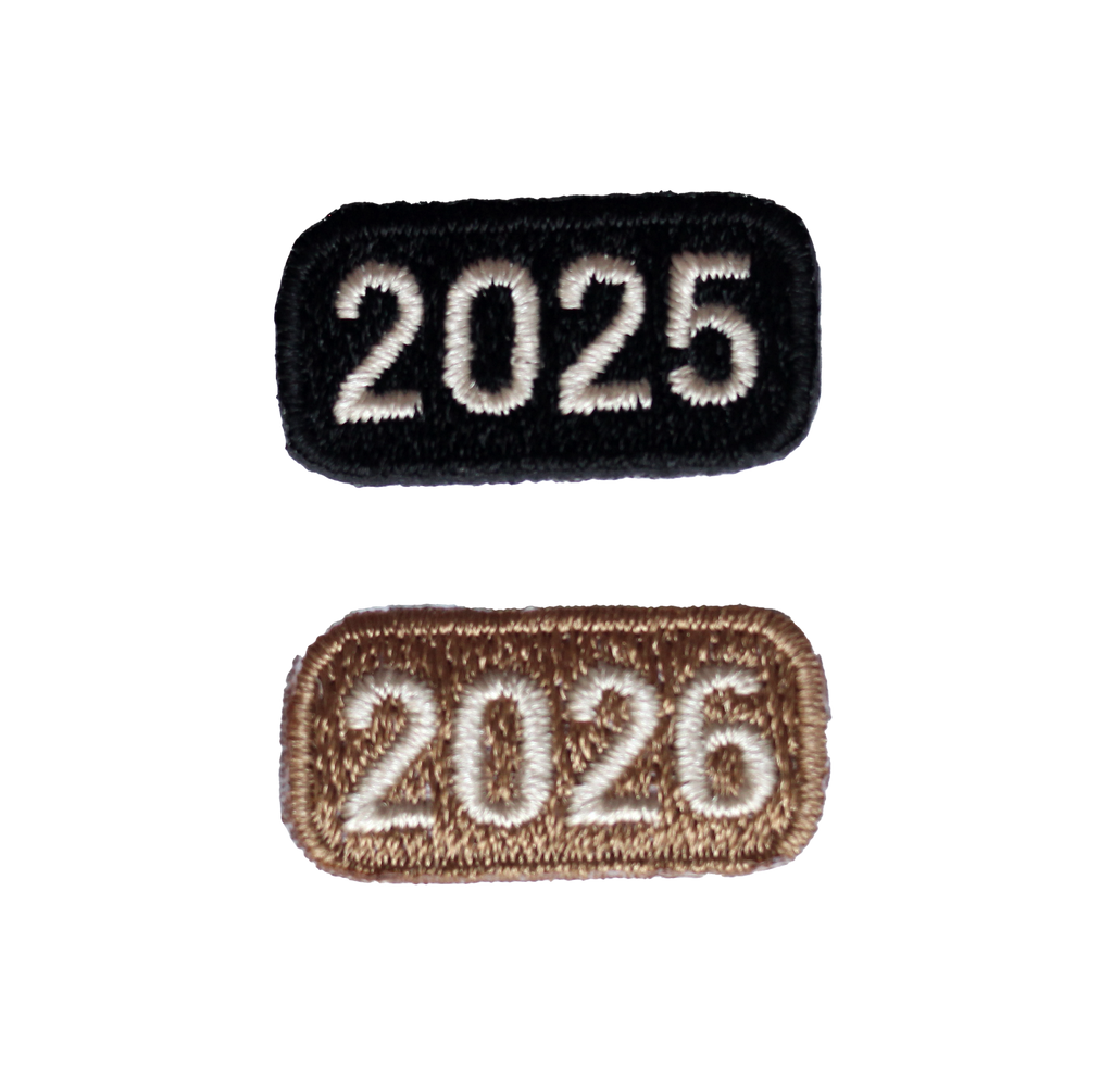 Commemorative Year Tag Patches