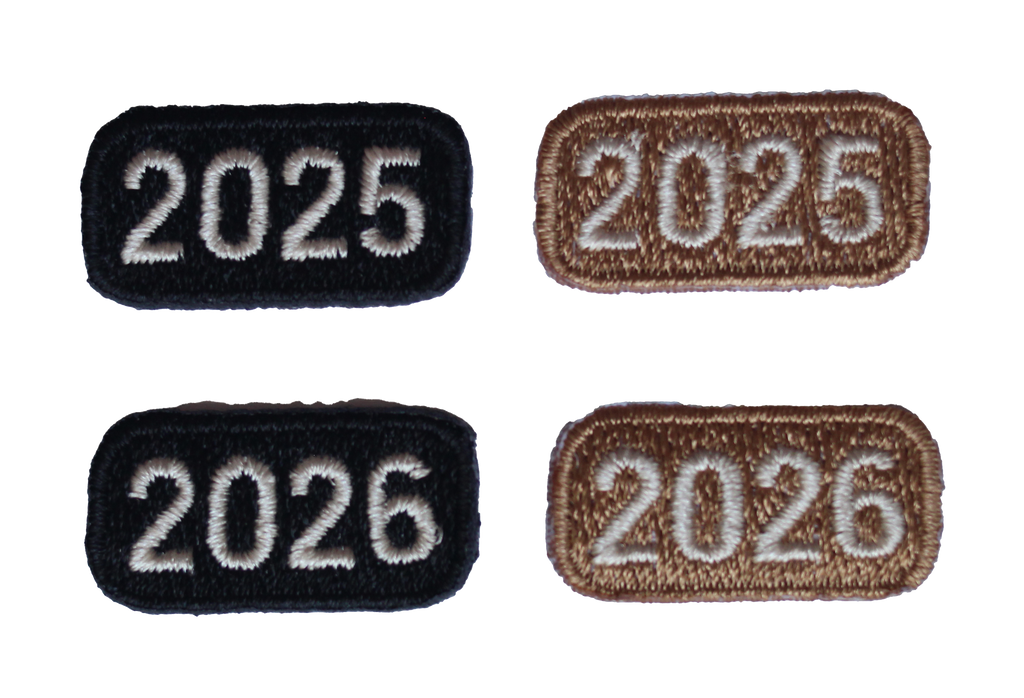 Commemorative Year Tag Patches