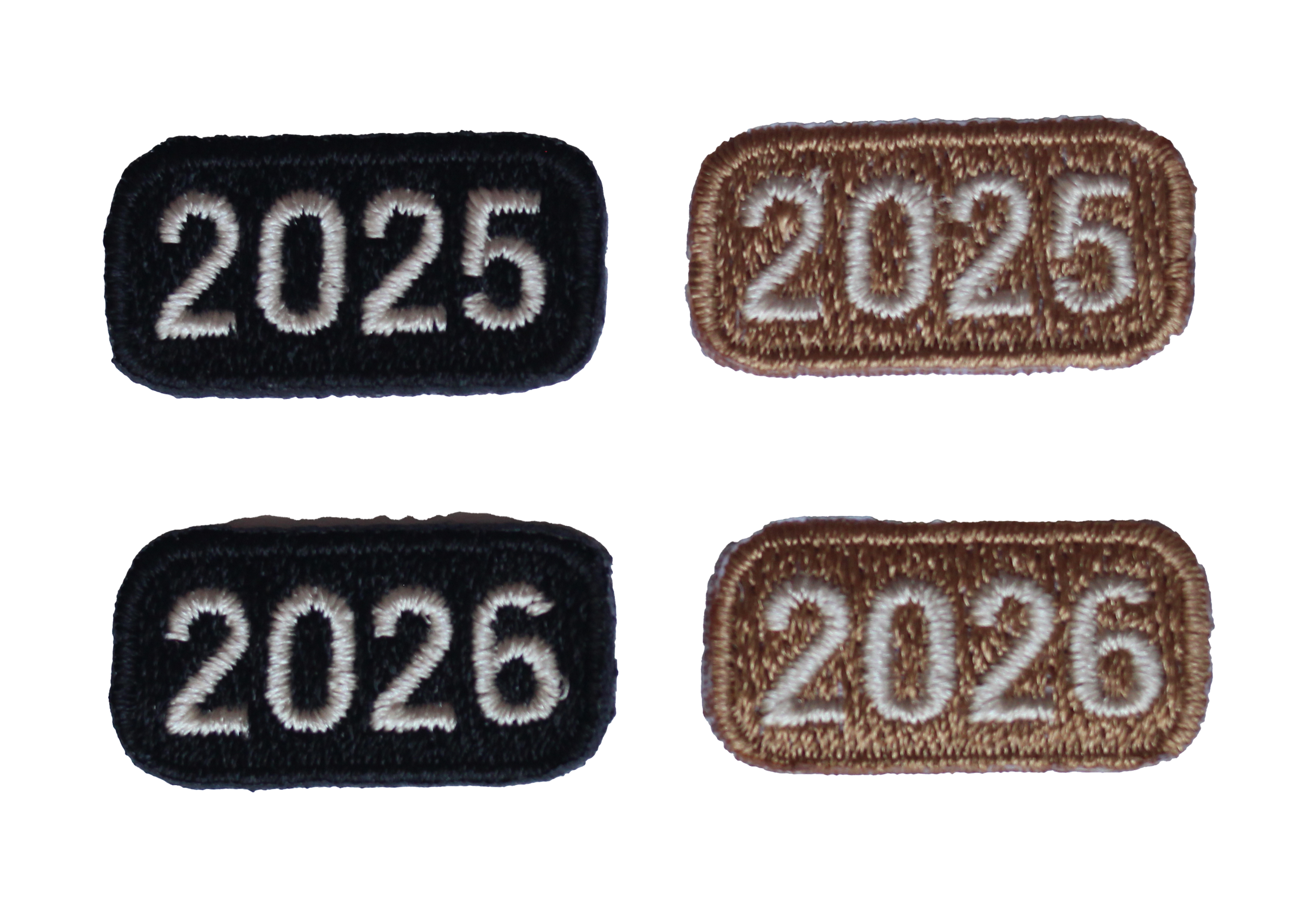 Commemorative Year Tag Patches