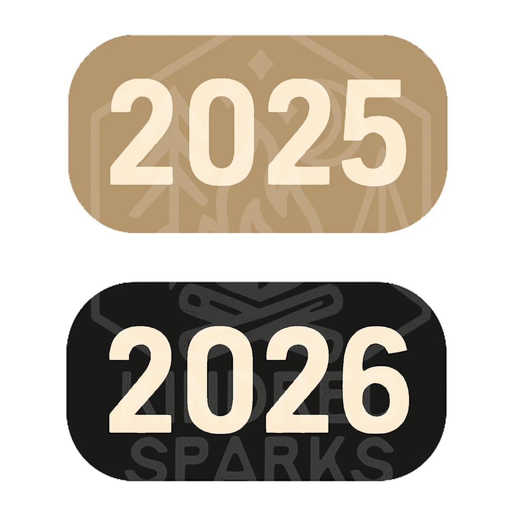 Commemorative Year Tag Patches