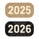 Commemorative Year Tag Patches