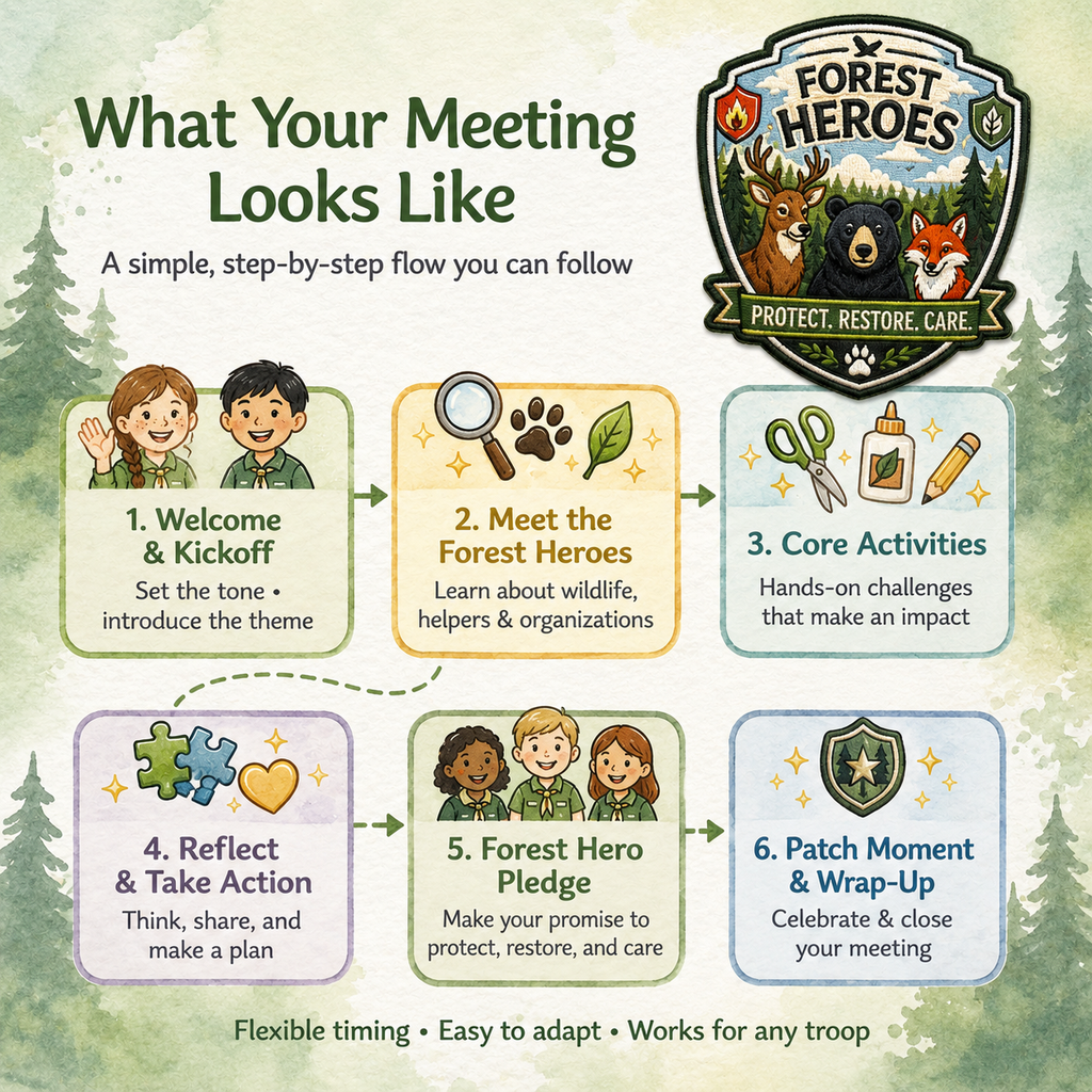 Forest Heroes– Meet in a Box Activity Bundle (Digital Download)