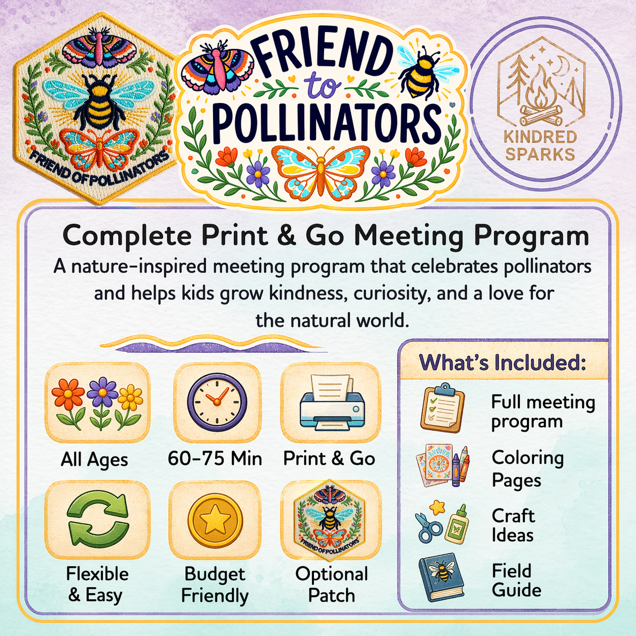 Friend of Pollinators Meet-in-a-Box (Digital Download)